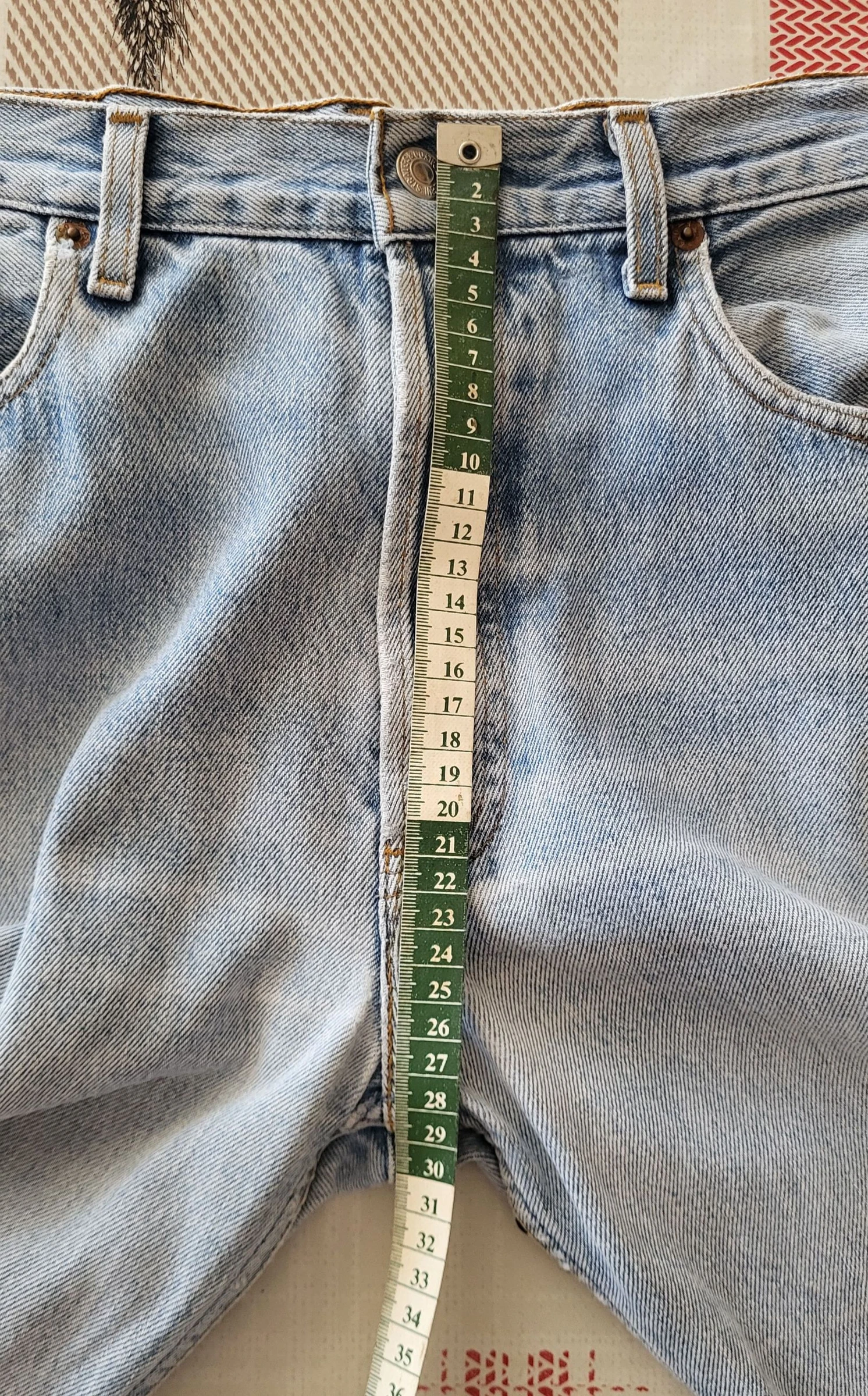 Jeans Levi's 501 TFr40/TUS30 - Azul Claro - Vintage anos 90 - Feito na França - 100% Algodão em OT – photo 13